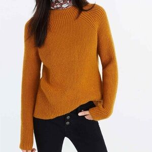 Madewell Northfield Mockneck Sweater size Medium